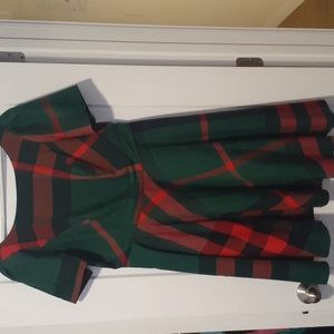 Plaid Modcloth dress so 16
